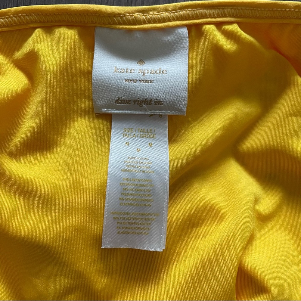 Kate Spade Floral & Eyelet Yellow Bikini Set - Picture 5 of 6